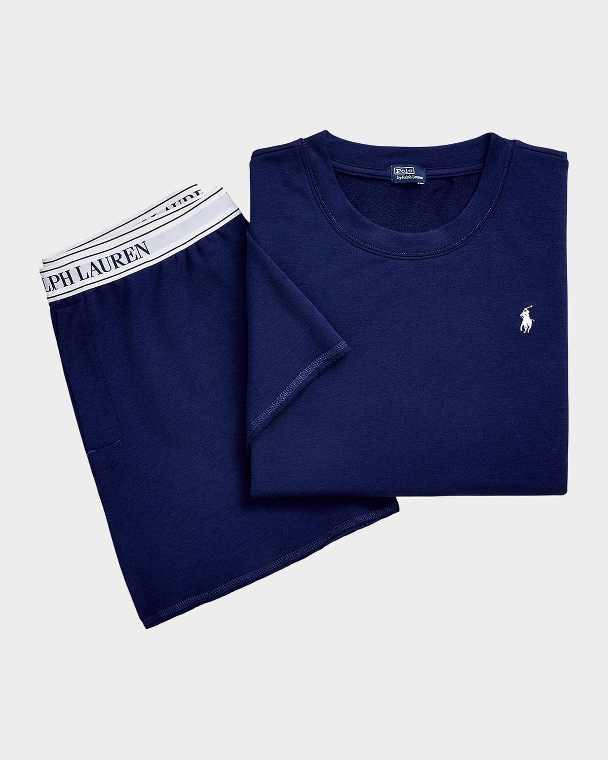 Polo Ralph Lauren Club Terry 2-Piece T-Shirt & Shorts Pajama Set