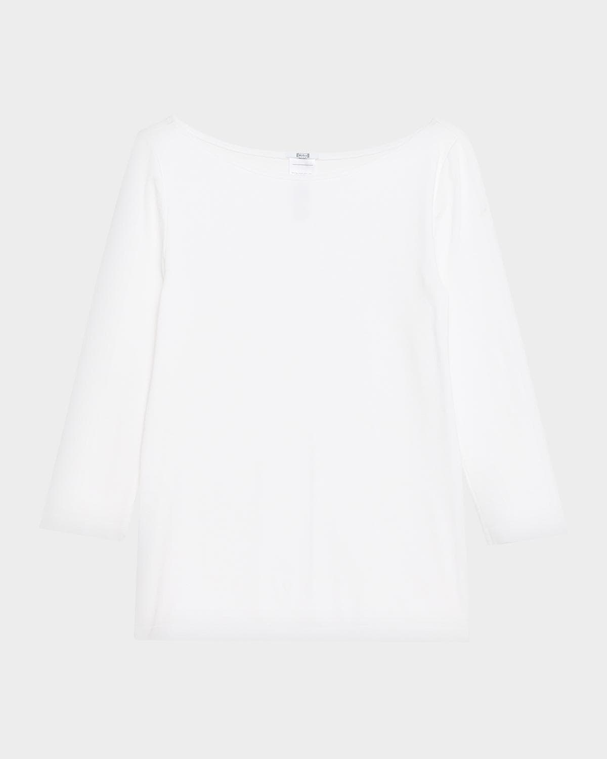 Wolford Cordoba Boatneck Stretch Cotton Top