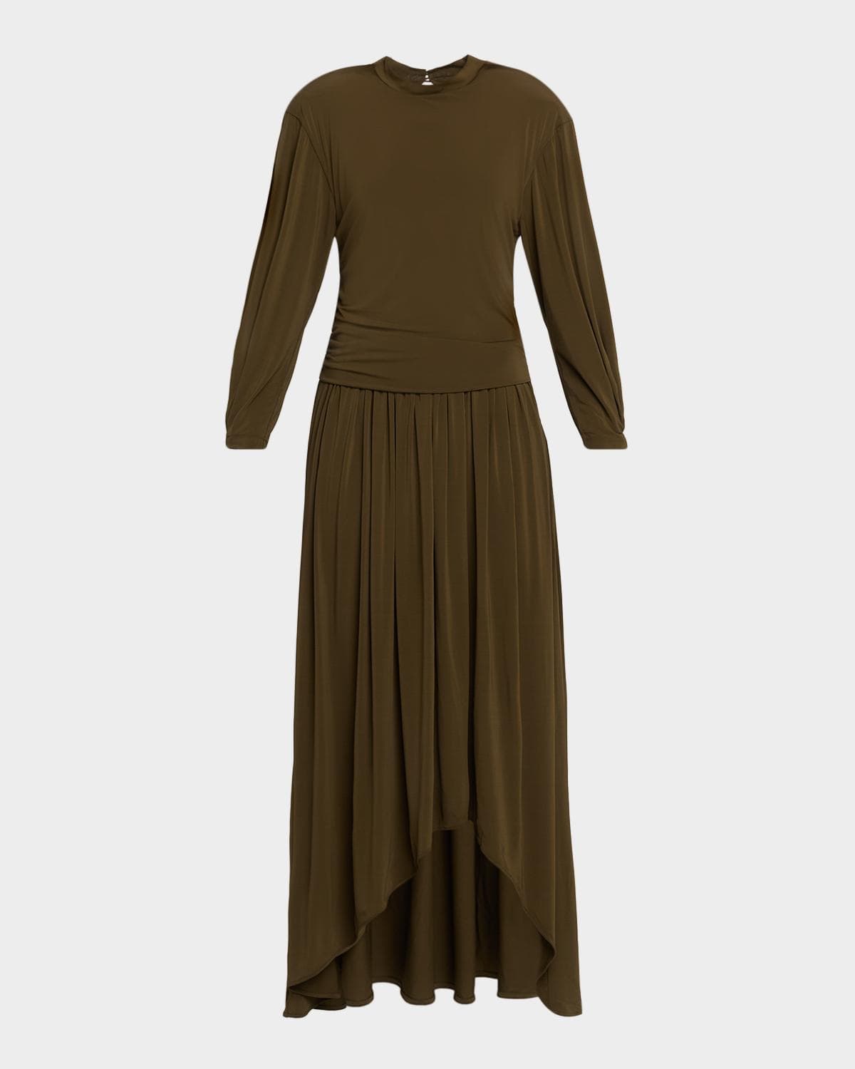 Iro Glinda Draping High-Low Maxi Dress
