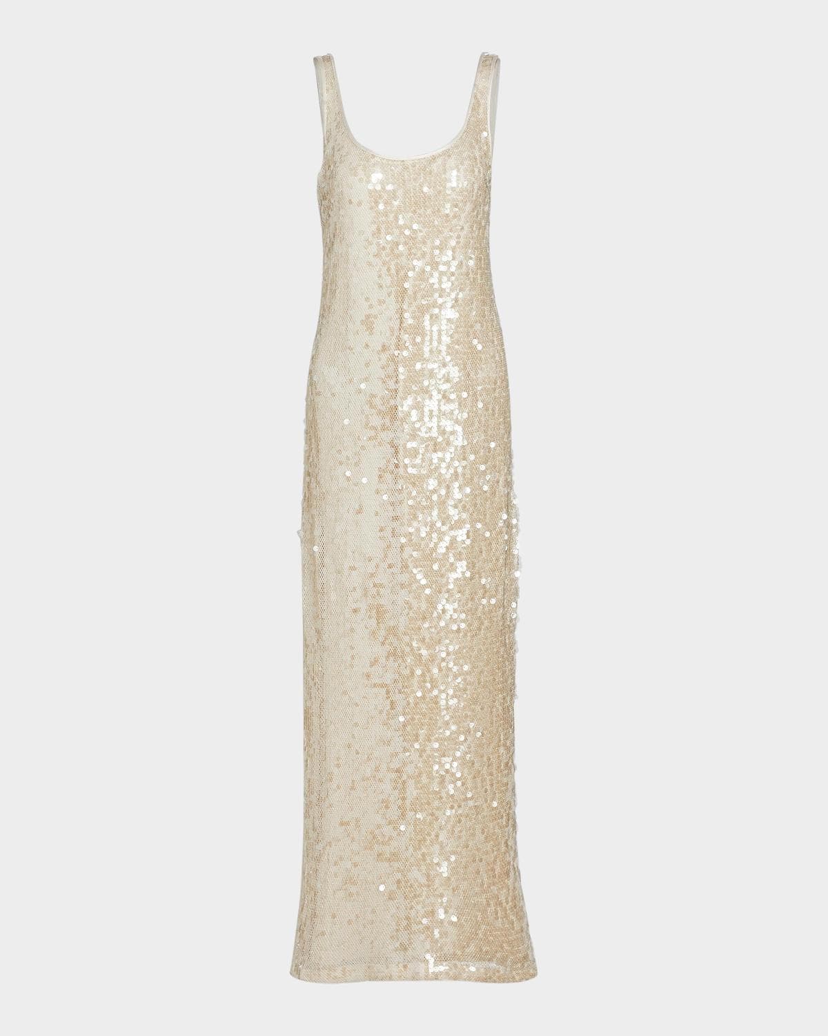 SIMKHAI Bex Sequined Tank Maxi Dress