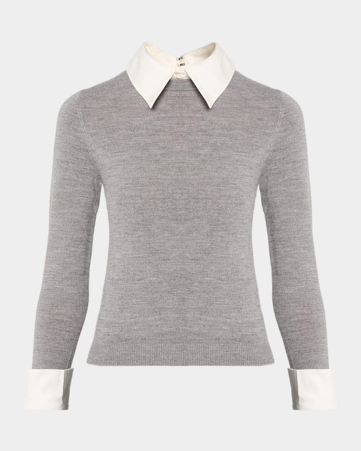 ALICE + OLIVIA Porla Collared Sweater