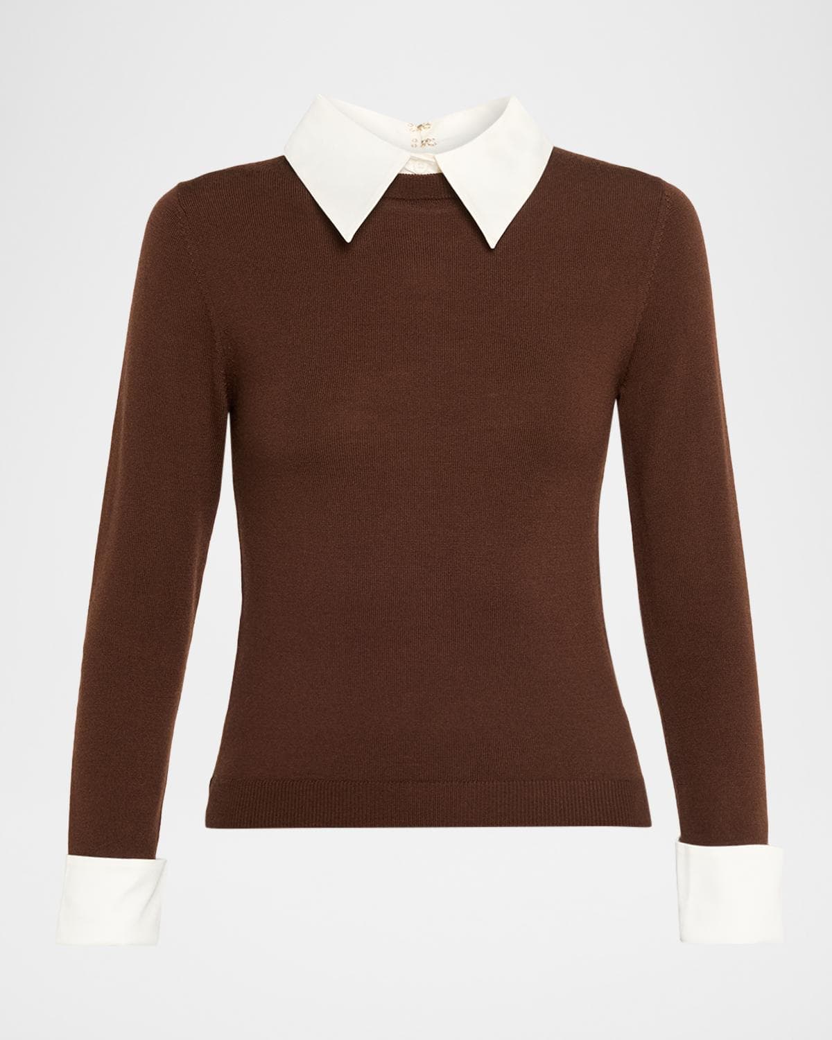 ALICE + OLIVIA Porla Collared Sweater