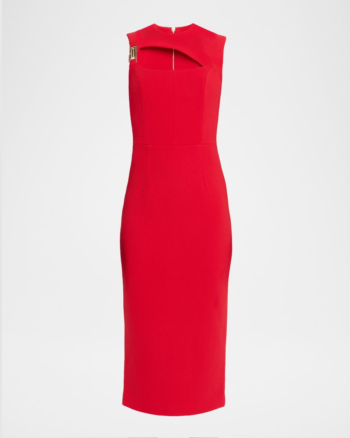 Rebecca Vallance Cameron Sleeveless Cutout Midi Dress