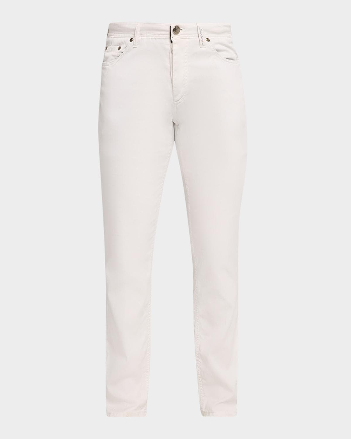 Sartorio Men's Cotton-Blend Slim Five-Pocket Pants