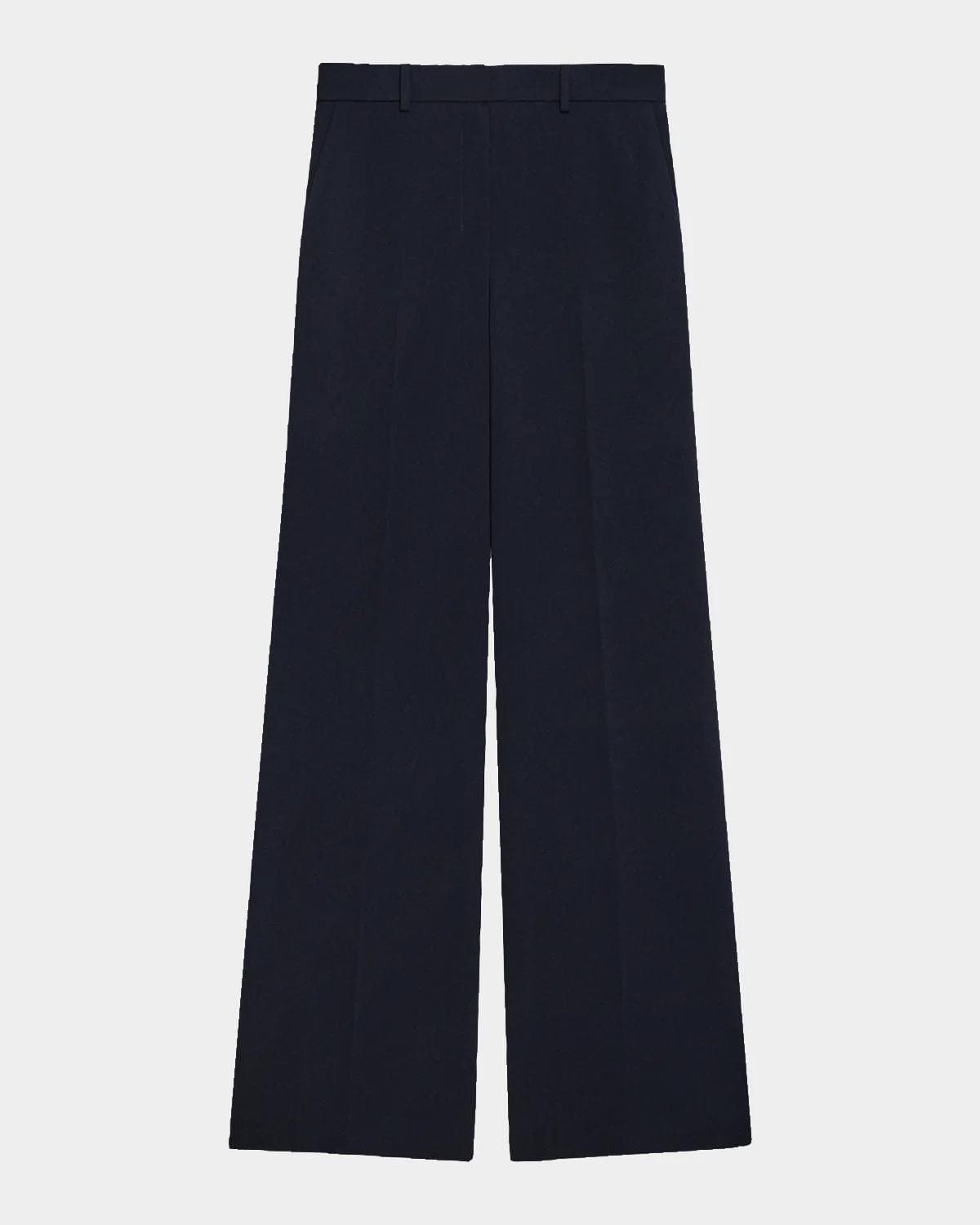 Theory Admiral Crepe Wide-Leg Flare Pants