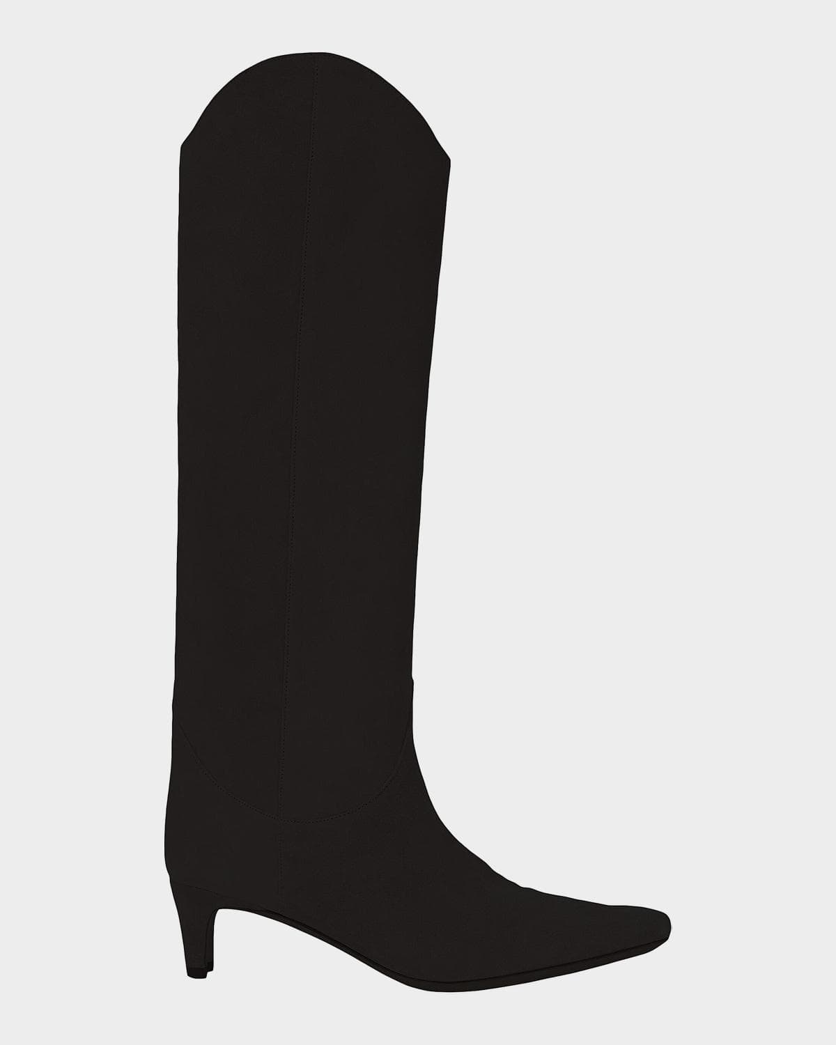 STAUD Western Suede Wally Boots