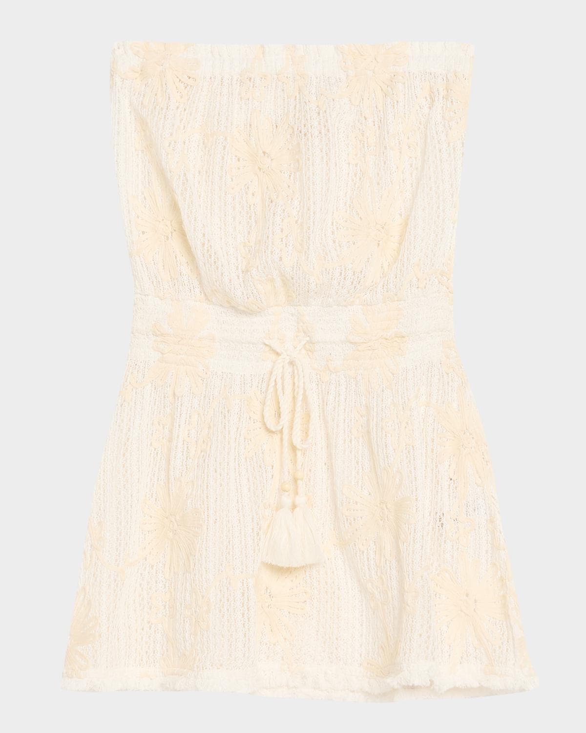 Ramy Brook Lauryn Floral Strapless Mini Dress