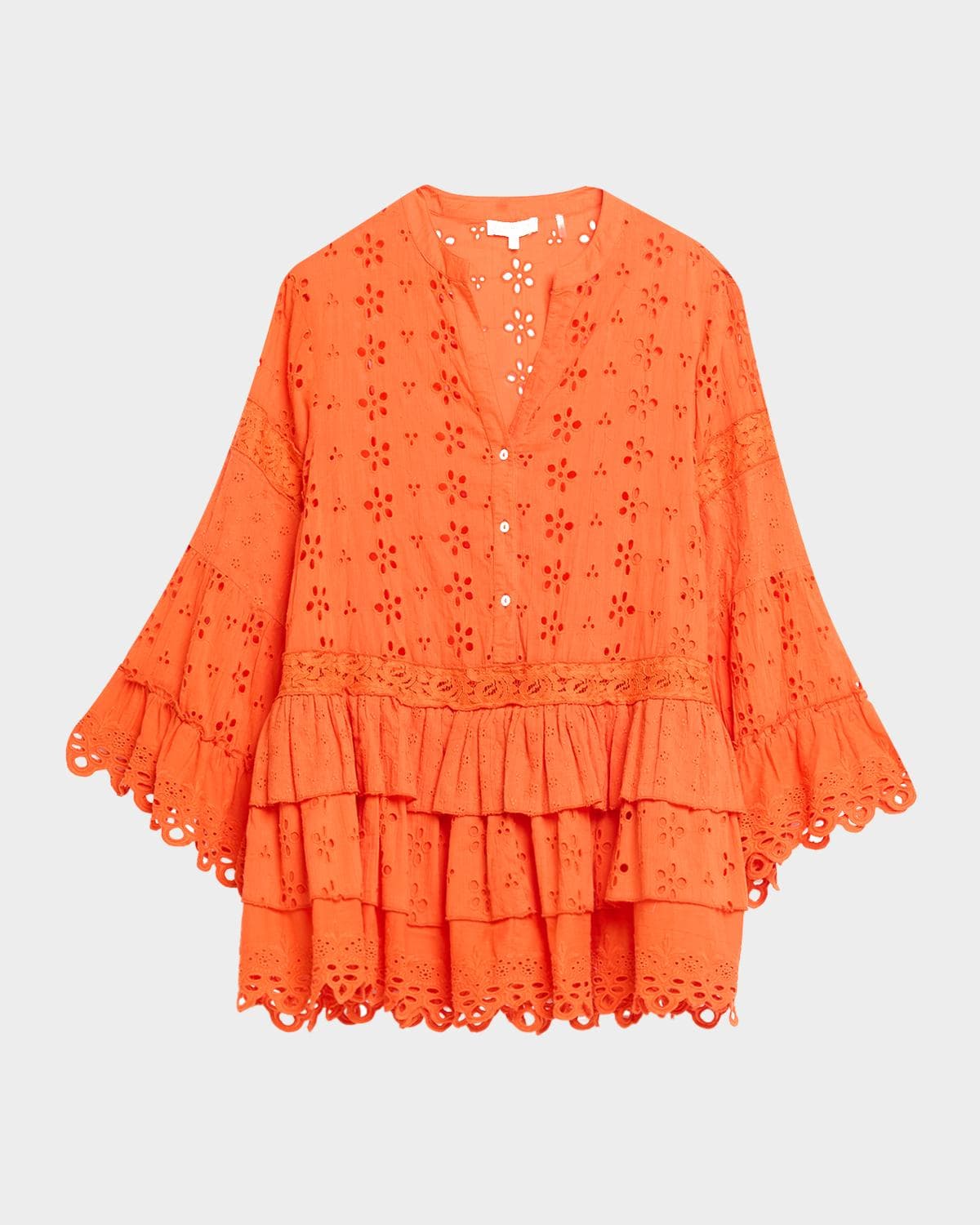 Ramy Brook Roxanne Eyelet Mini Sun Dress · XSMALL