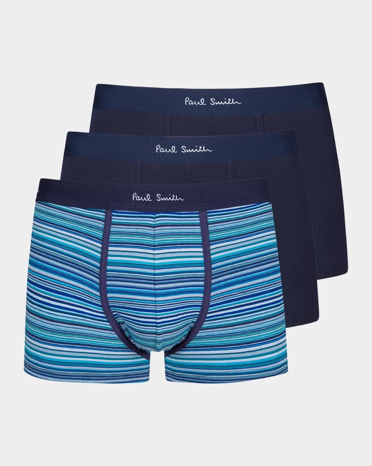 Paul Smith Men's Logo-Waistband 3-Pack Trunks