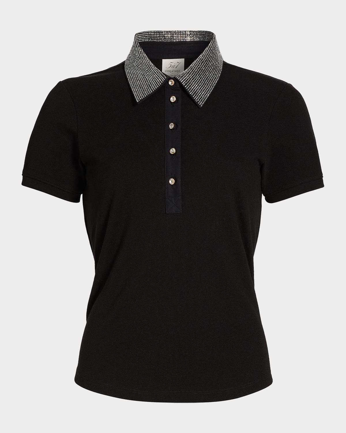 Likely Rupi Embellished Collar Top