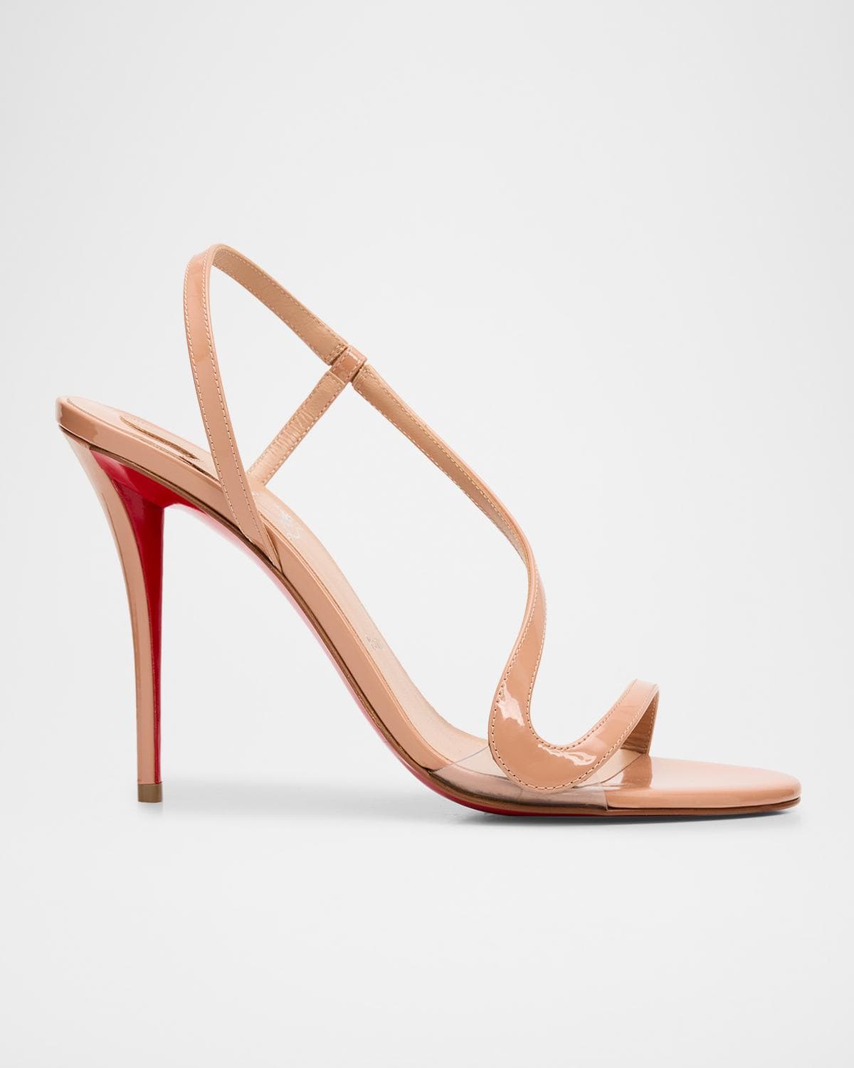 Christian Louboutin 100mm Rosa Z Patent Leather Sandals