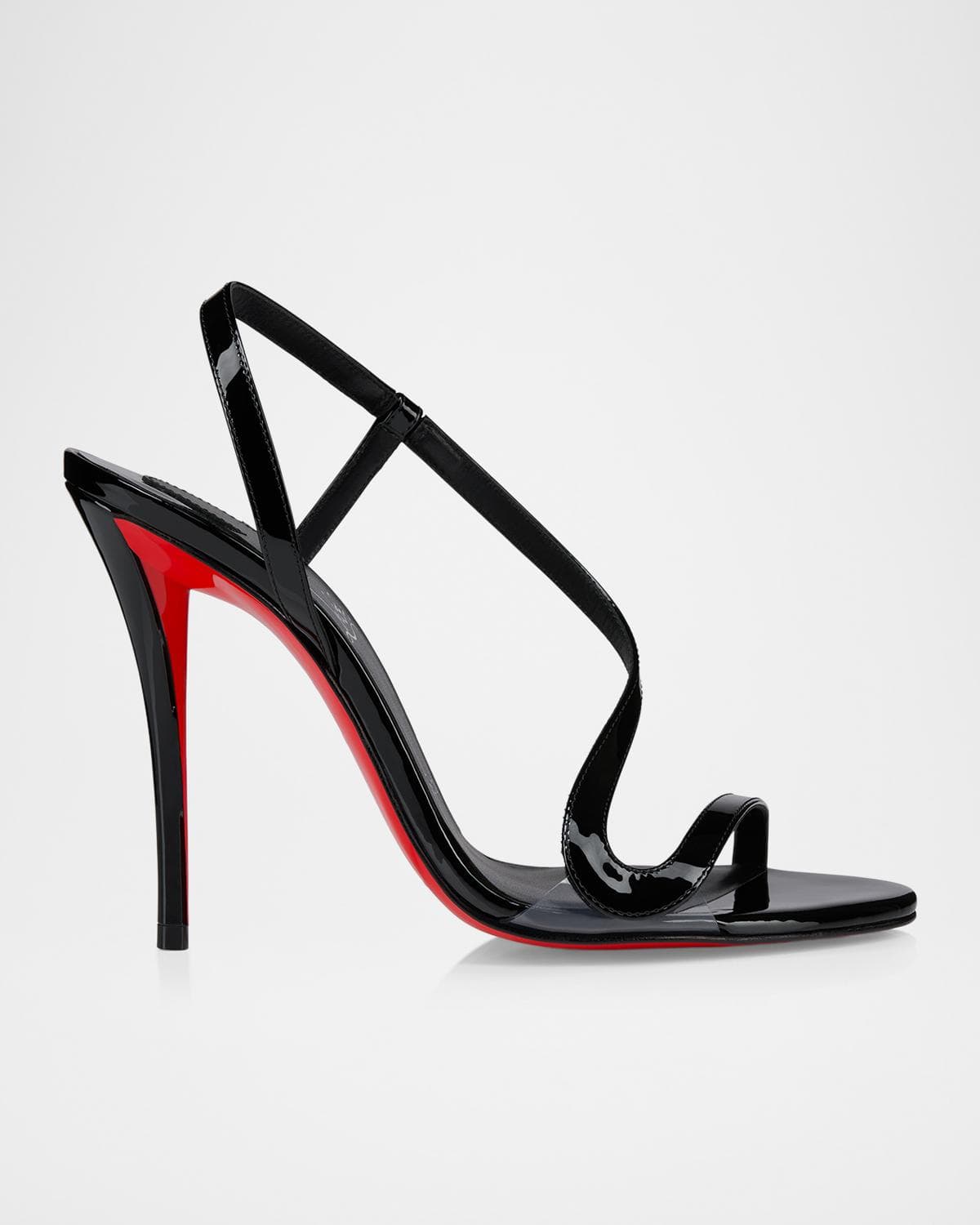 Christian Louboutin 100mm Rosa Z Patent Leather Sandals