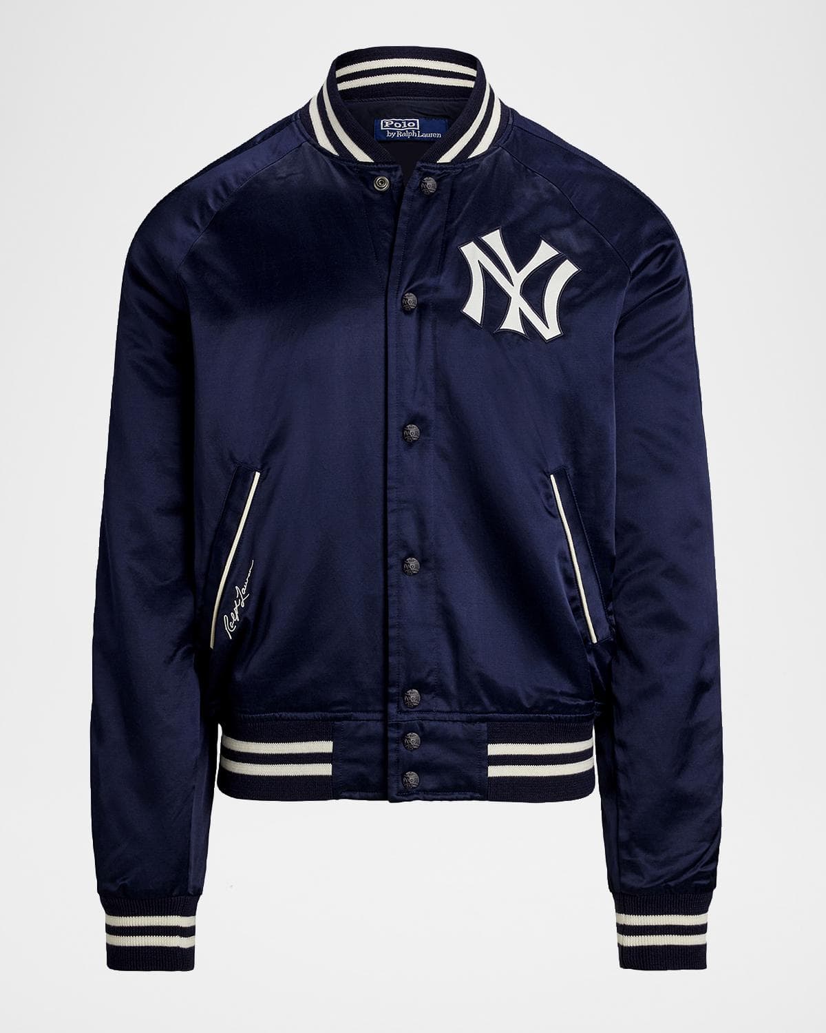 Polo Ralph Lauren x Yankees Men's Satin Bomber Jacket