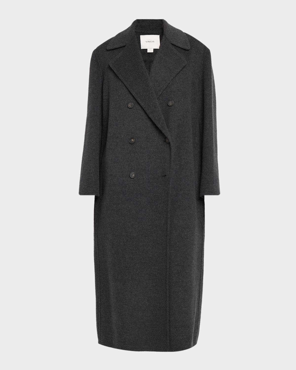 Vince Cashmere-Blend Double-Breasted Coat