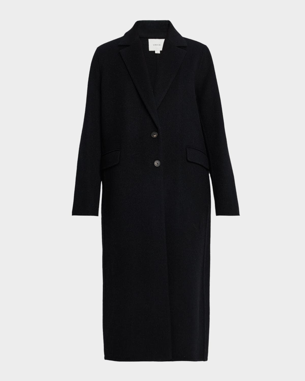 Vince Cashmere-Wool Single-Breasted Coat