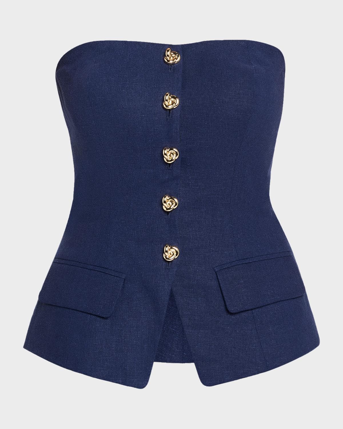 Generation Love Quinn Linen Bustier