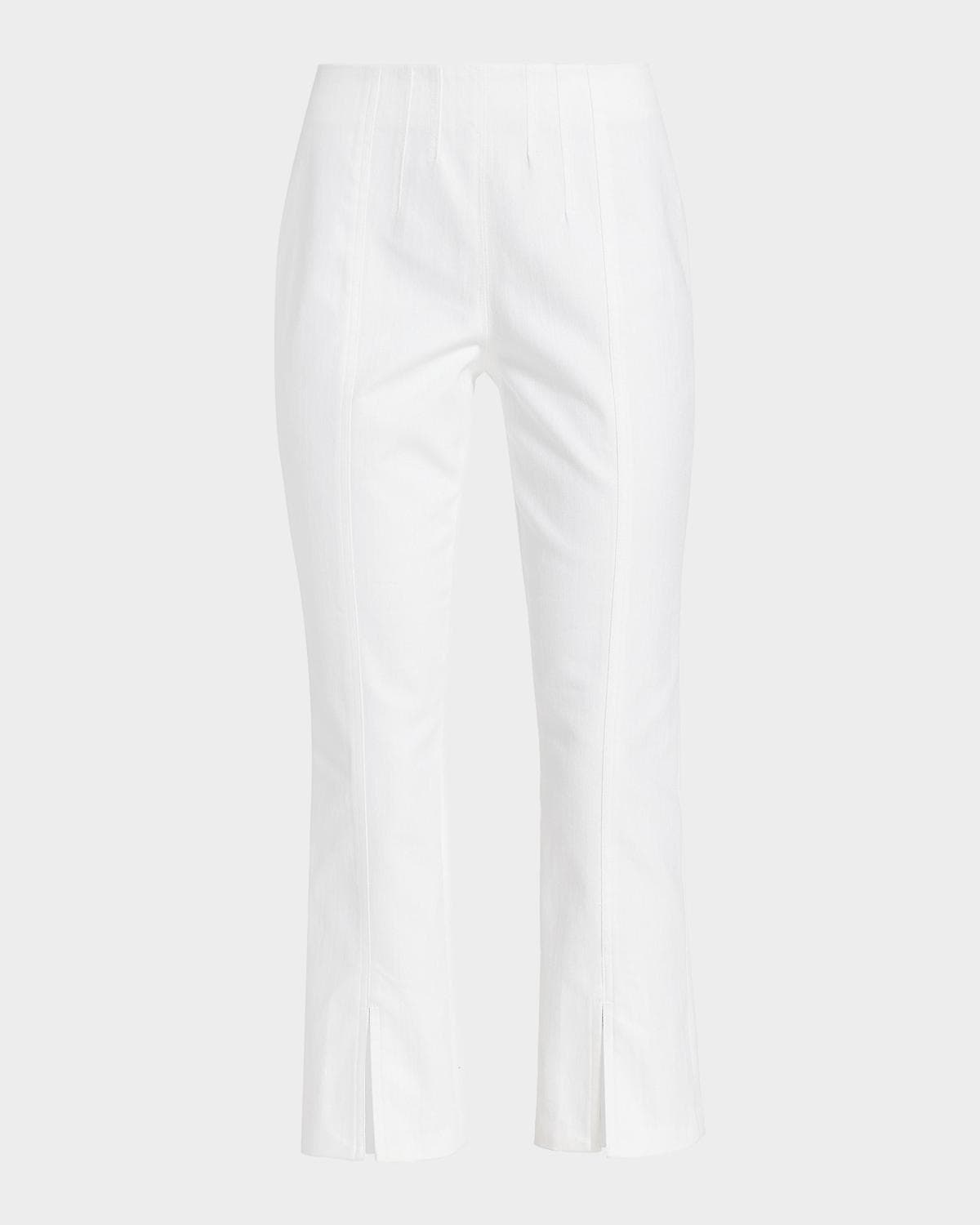 Cinq à Sept Laurie Stretch Denim Straight Crop Jeans