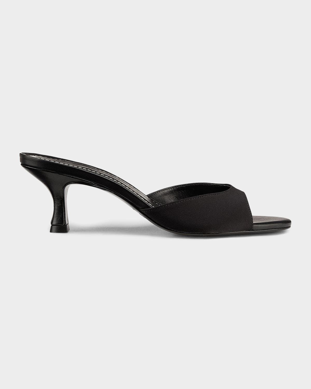 STAUD Bridgette Satin 55MM Mules