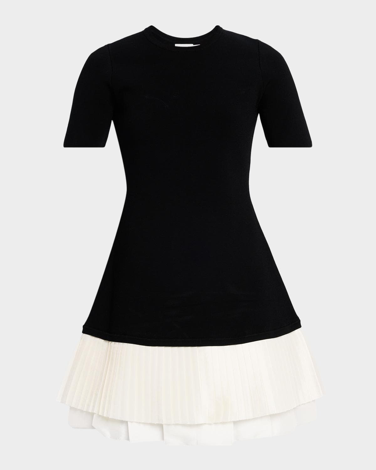 SIMKHAI Lorin Taffeta Knit Midi Dress