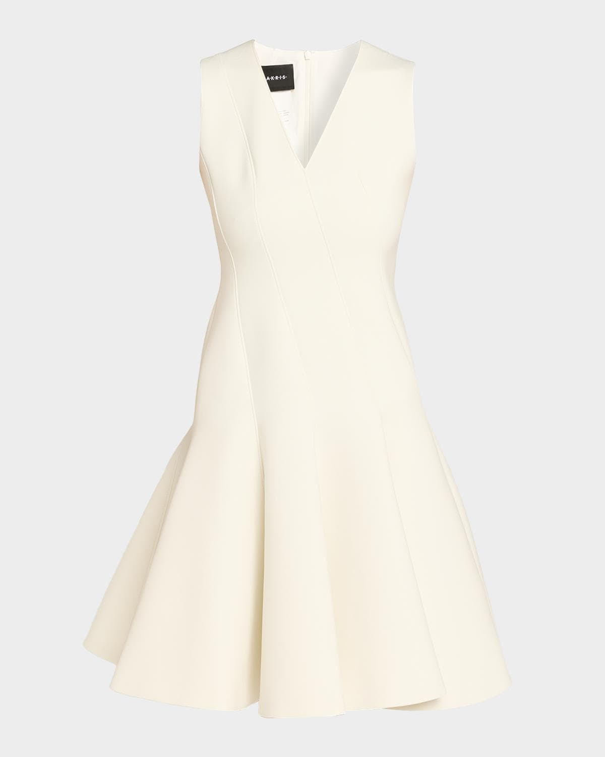 Akris Techno Neoprene Fit-and-Flare Dress · 12