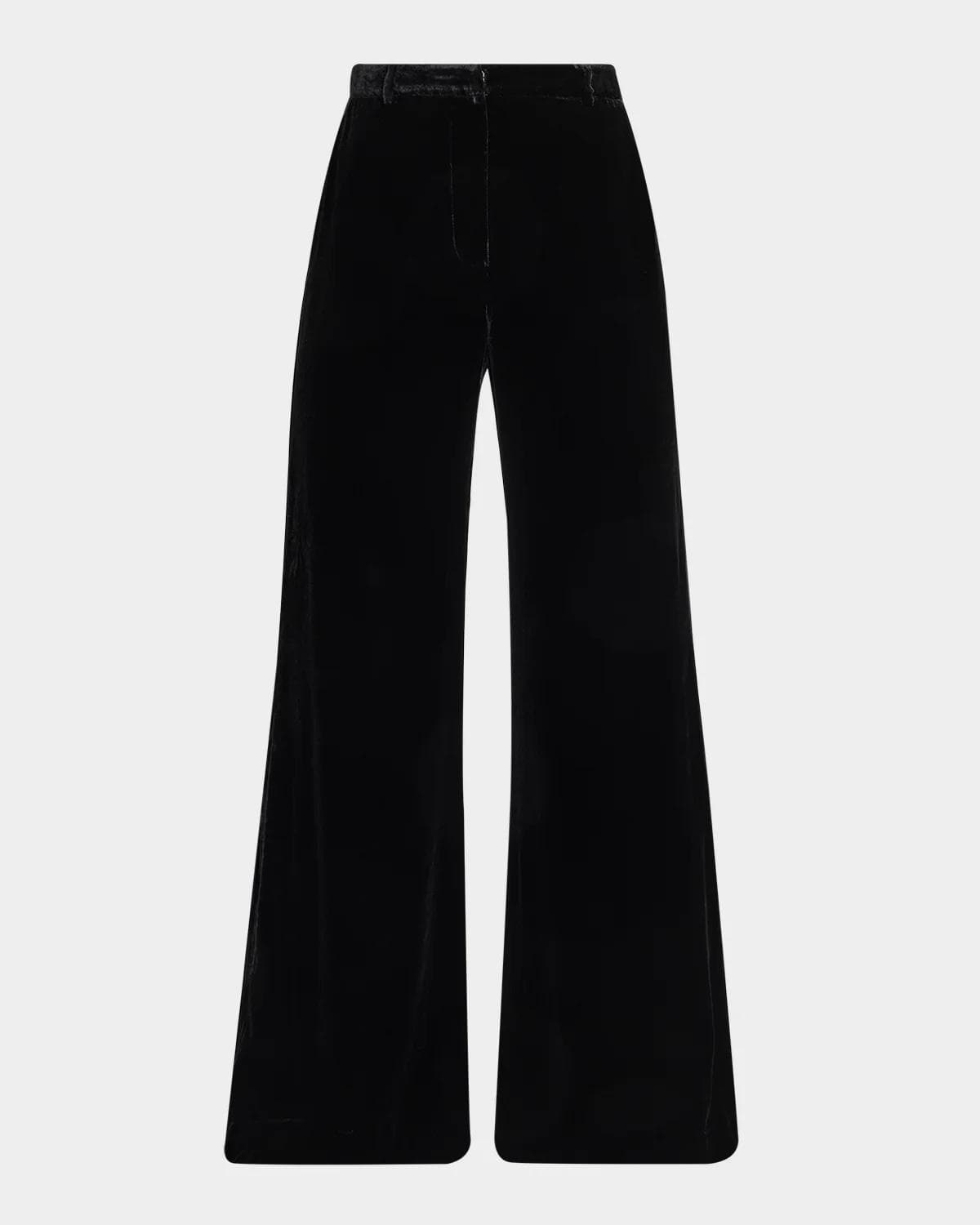 L 'AGENCE Pilar Velvet Wide-Leg Pants