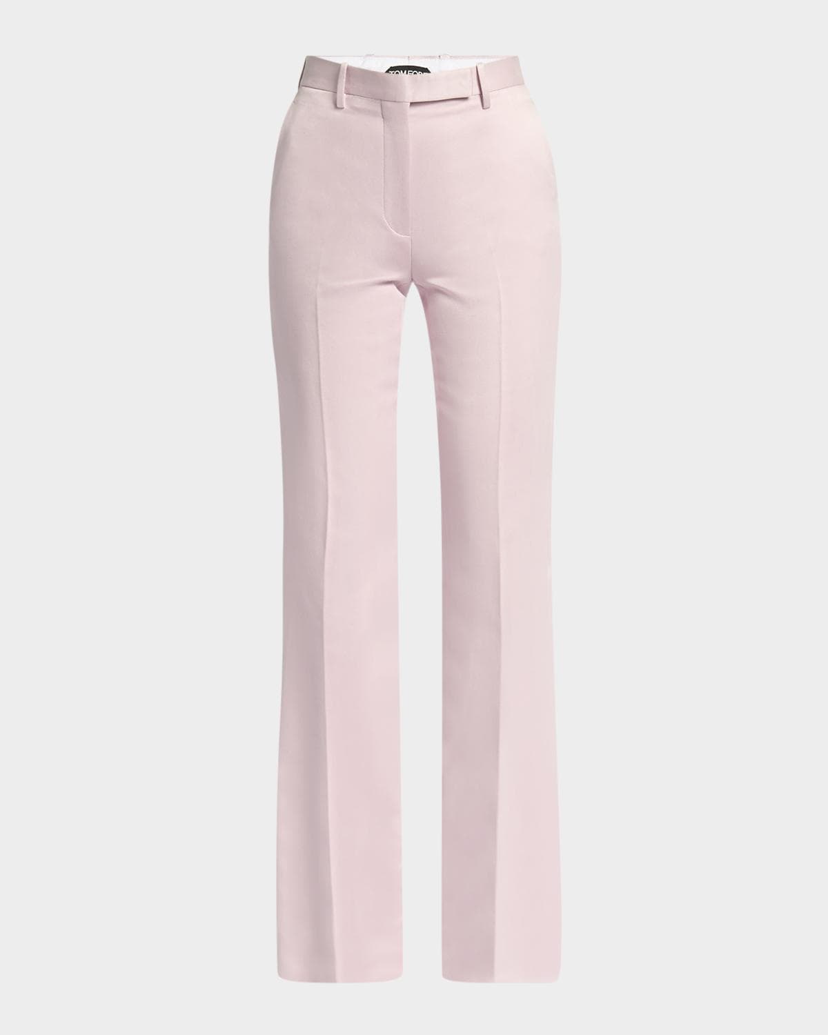 TOM FORD Satin Straight-Leg Tailored Pants