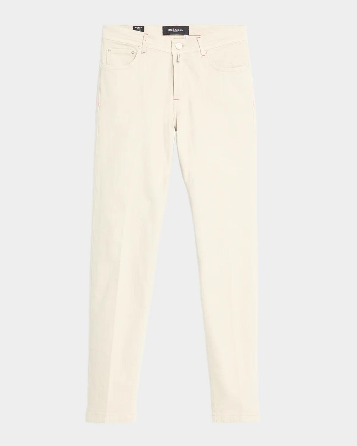 Kiton Men's Five-Pocket Straight Fit Pants