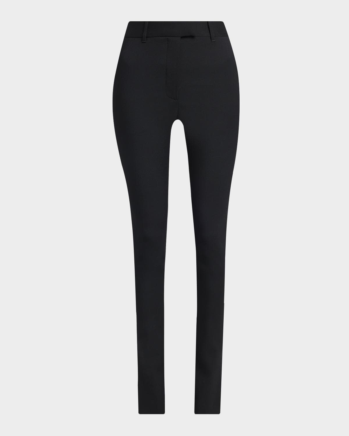 McQueen Lightweight Wool-Silk Flare Pants