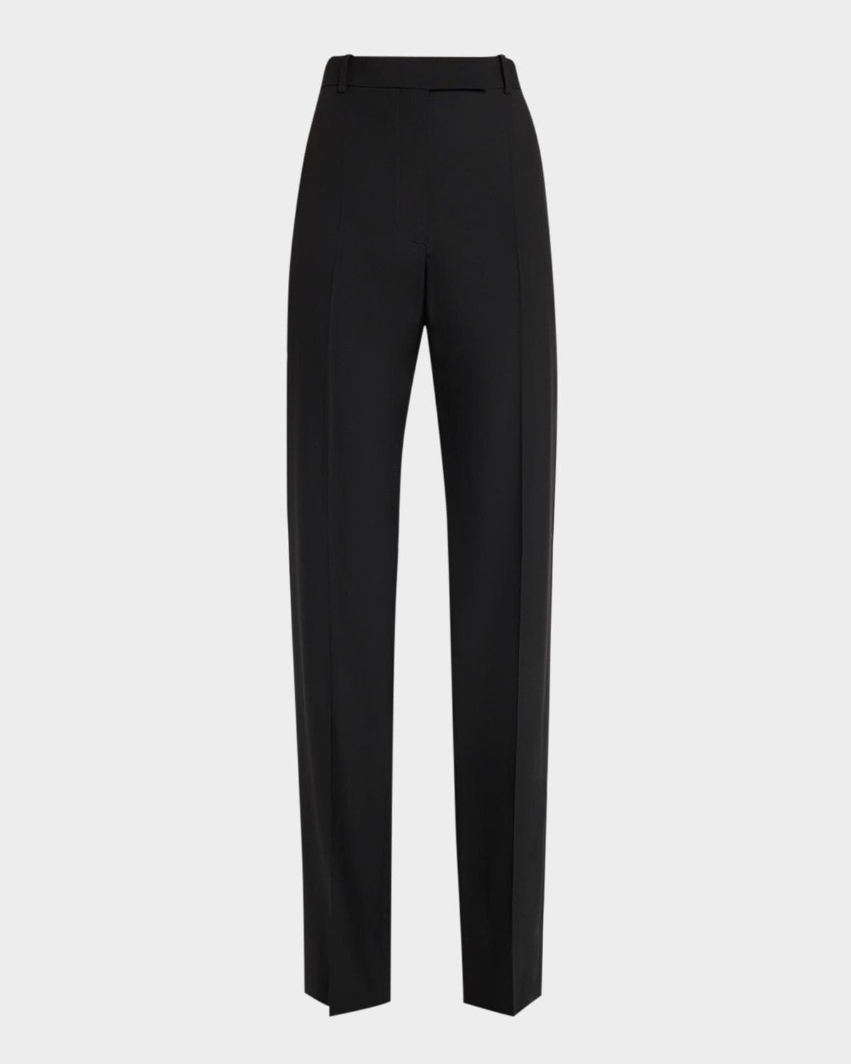 TOM FORD Wool Stretch Straight-Leg Trousers