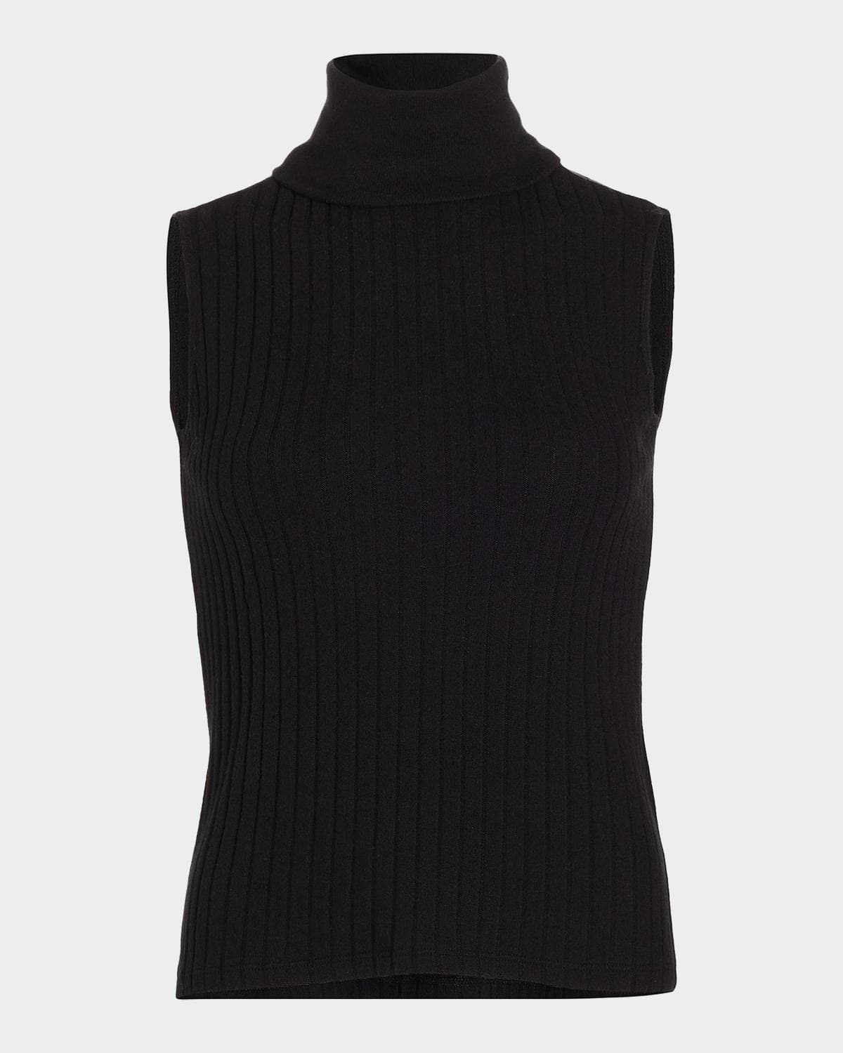 L 'AGENCE Ceci Ribbed Turtleneck Top