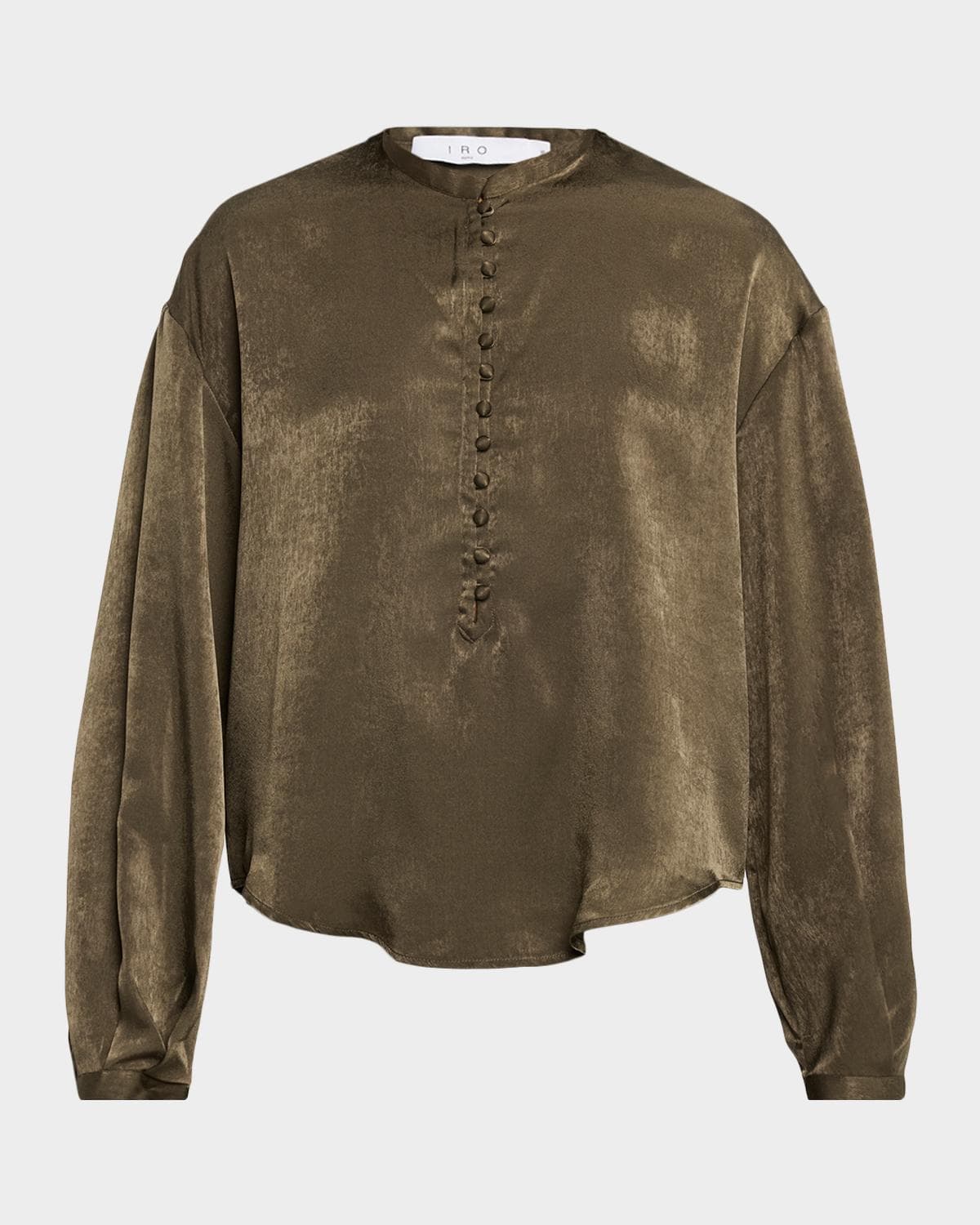 Iro Ezia Long-Sleeve Flutter Blouse · 34 (14-16)