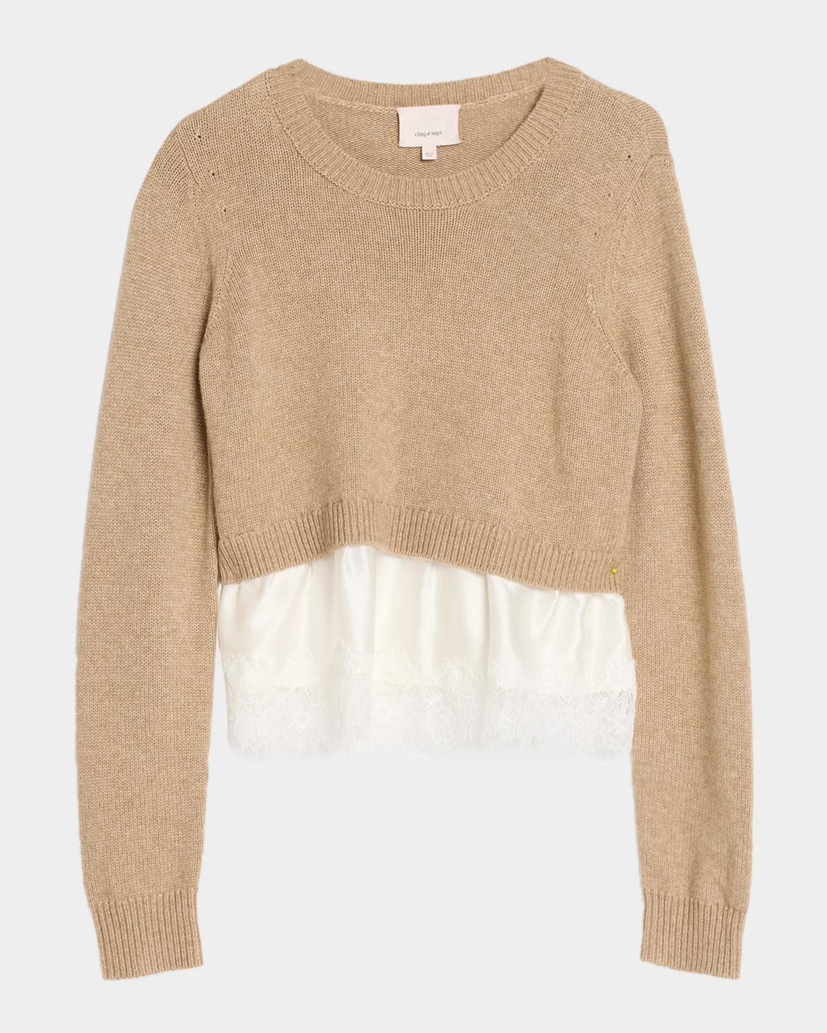 Cinq à Sept Zyla Cashmere Blend Layered Sweater