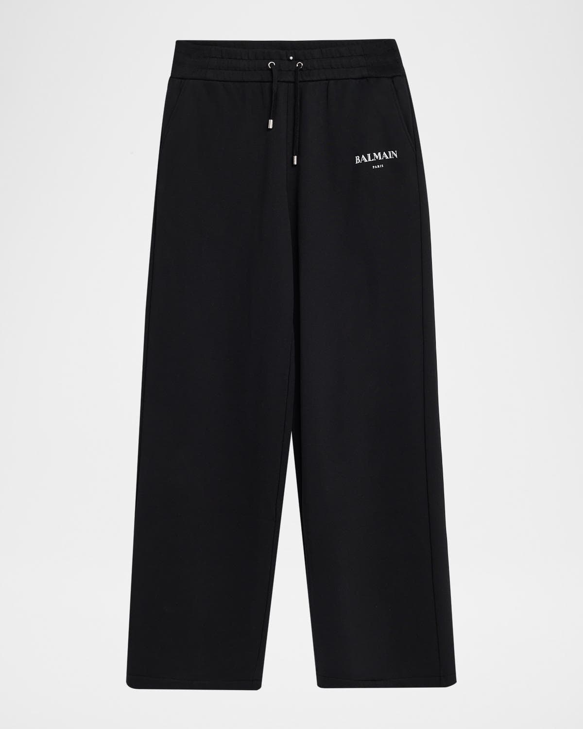 Balmain Sportswear Logo Straight-Leg Pull-On Sweatpants
