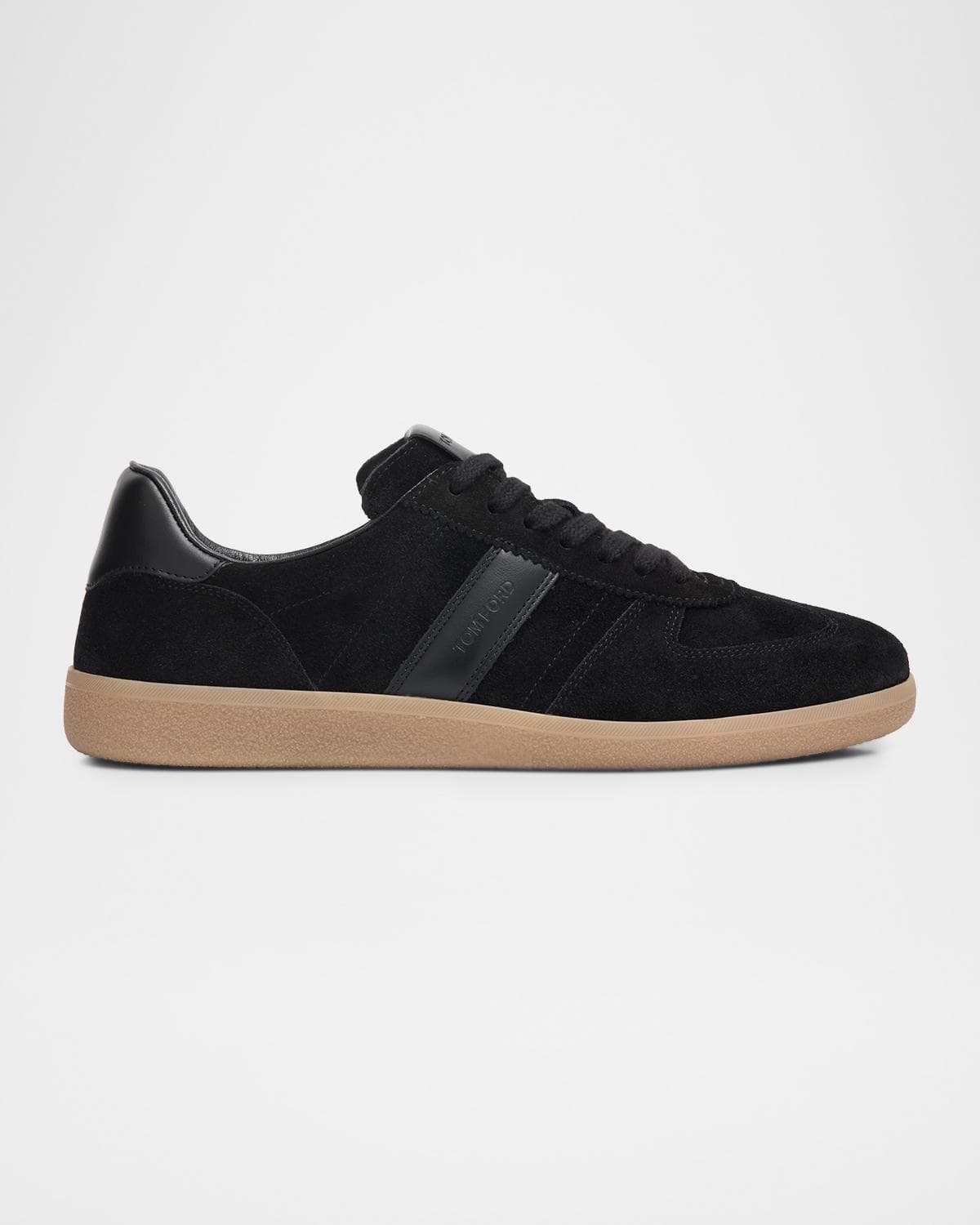 TOM FORD Men's Suede T Low-Top Sneakers