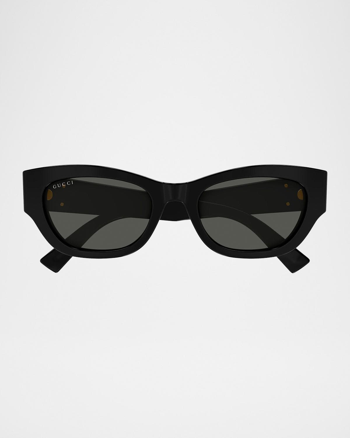 Gucci GG Extruded 53mm Acetate Cat-Eye Sunglasses