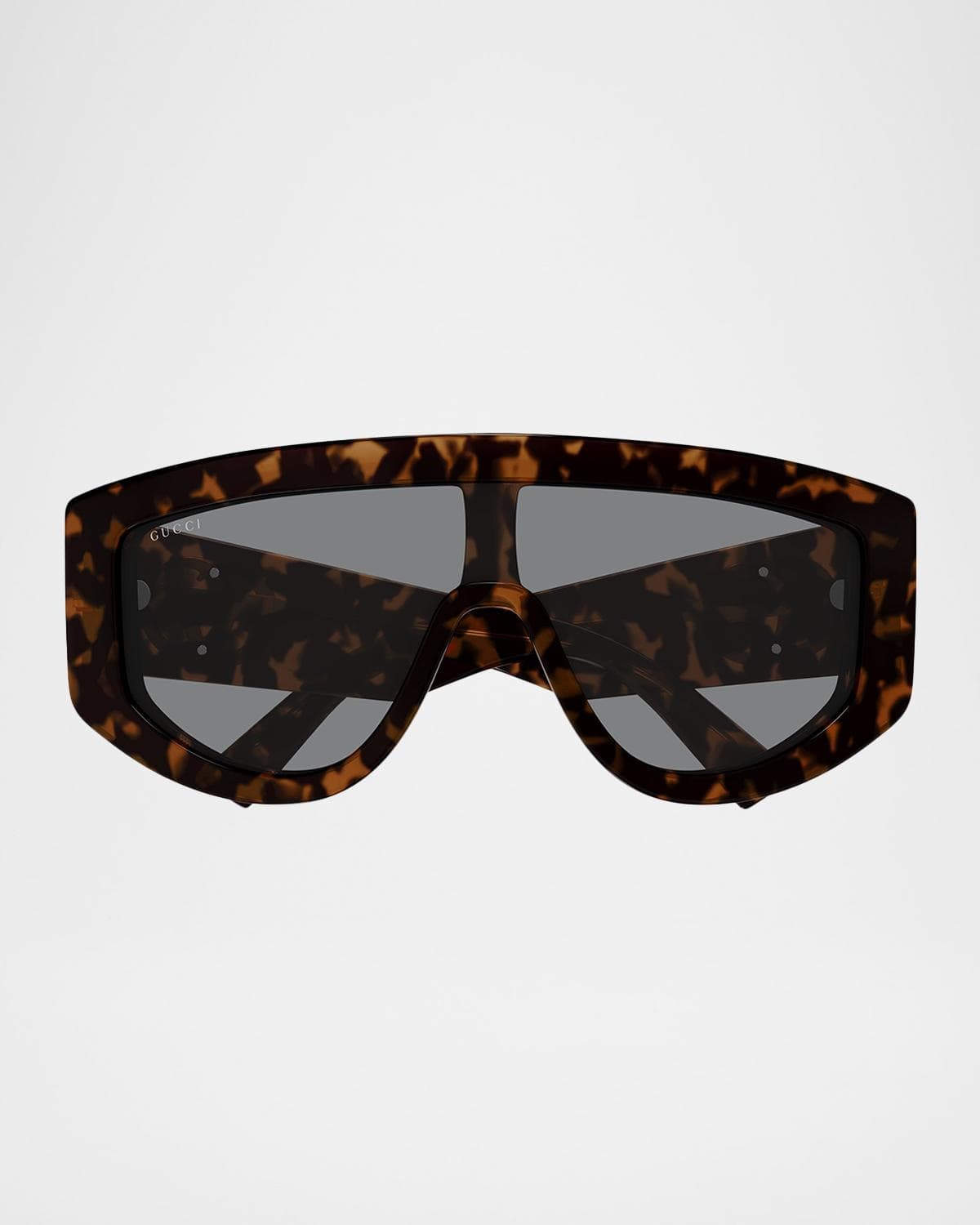 Gucci GG Extruded 99mm Acetate Shield Sunglasses