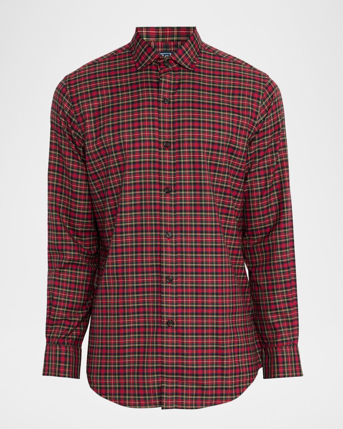 Polo Ralph Lauren Men's Classic Fit Plaid Twill Button-Down Shirt