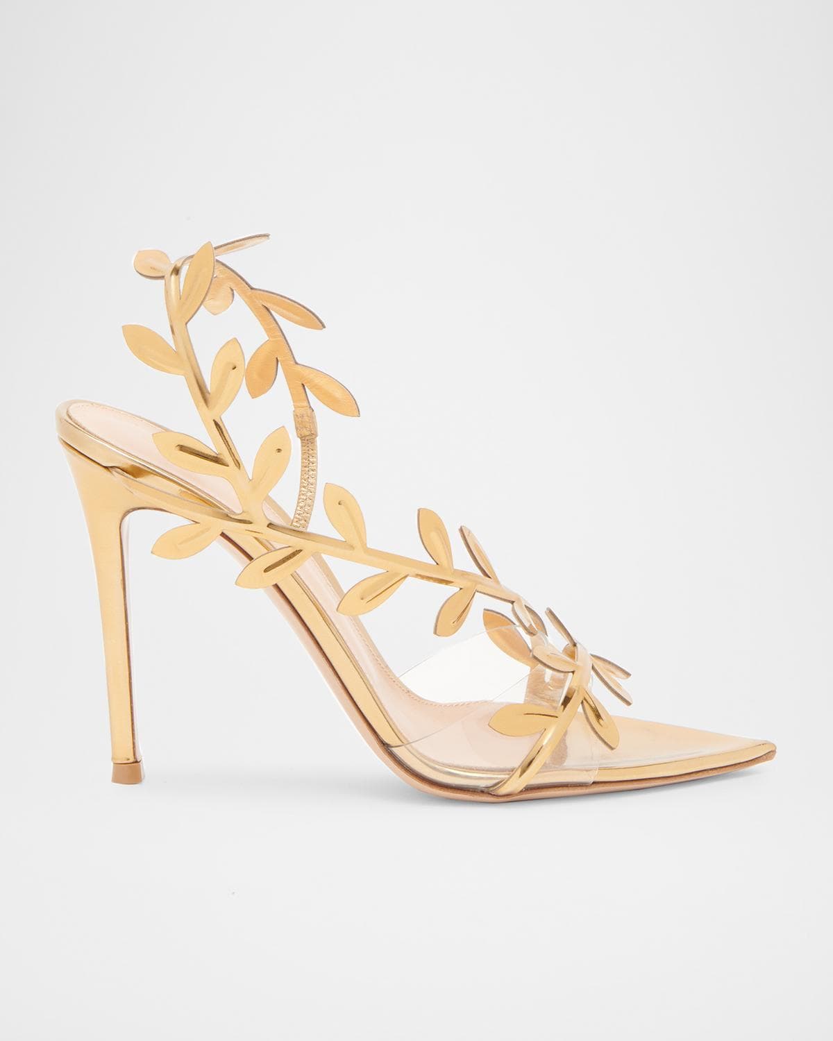 Gianvito Rossi Crystal Branch Slingback Cocktail Sandals