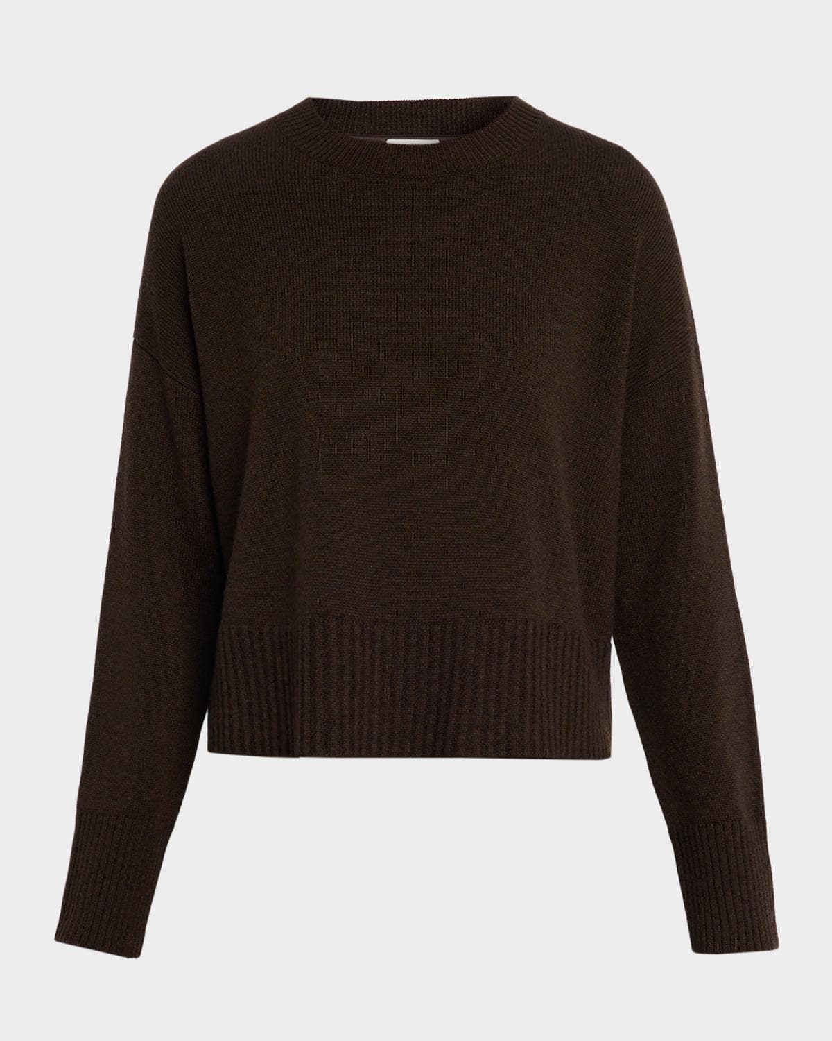 Lafayette 148 New York Boxy Crewneck Cashmere Sweater