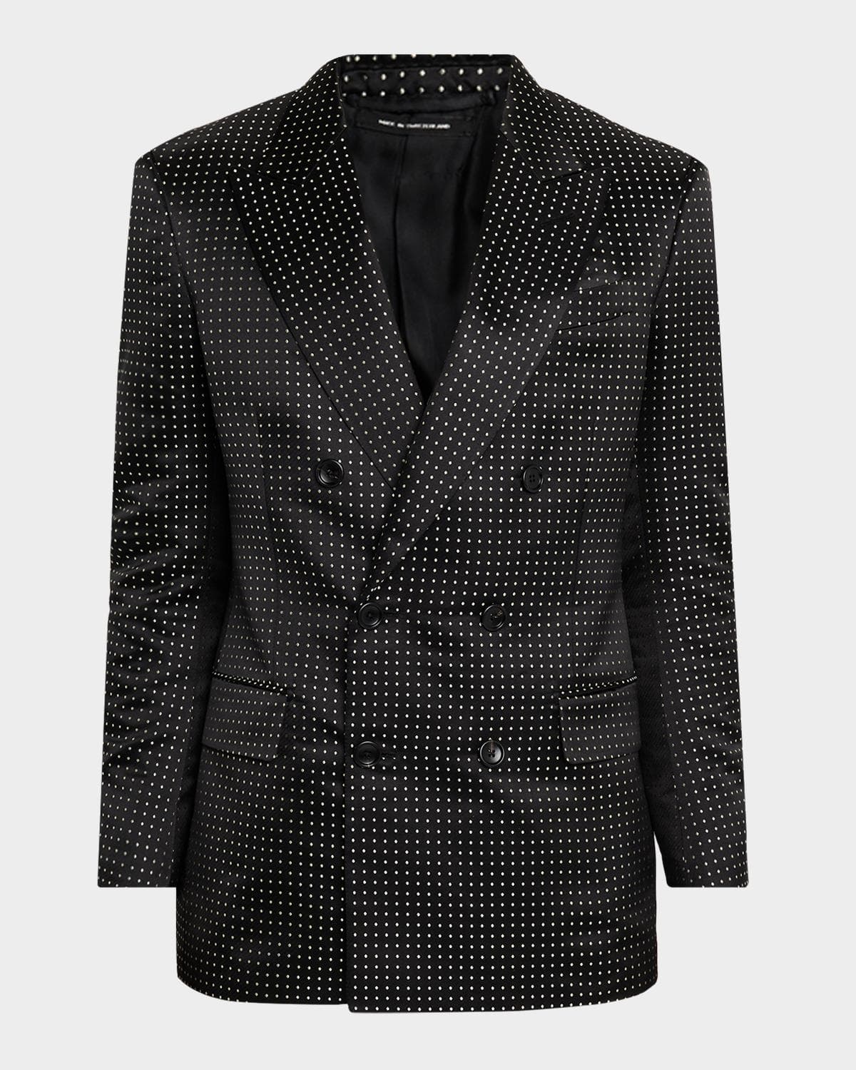 TOM FORD Men's Duchesse Polka Dot Jacquard Dinner Jacket