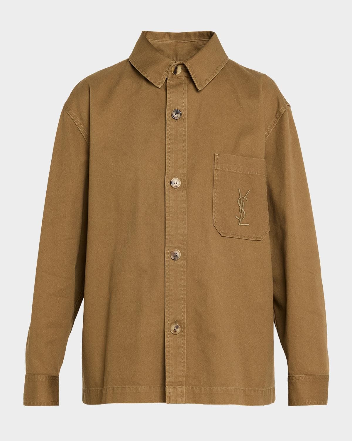 Saint Laurent Bellechasse YSL Pocket Overshirt