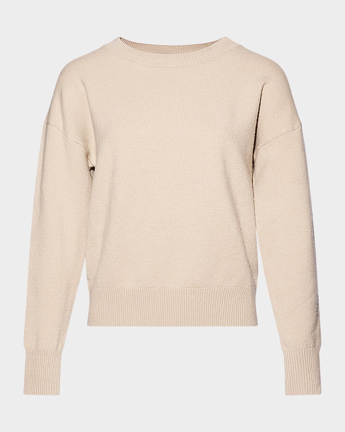 Yves Salomon Merino Knit Crewneck Sweater