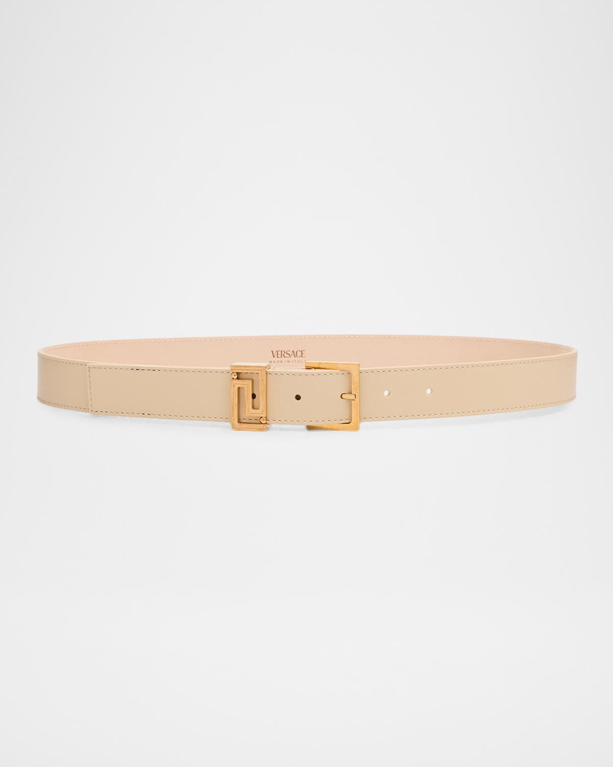 Versace Greca Goddess Leather Belt