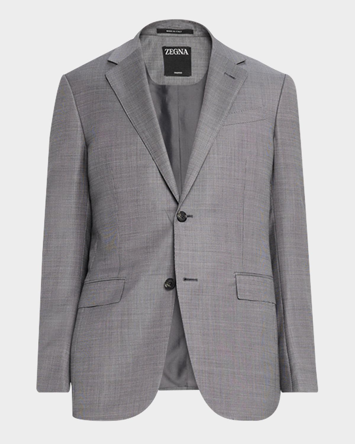 ZEGNA Wool Single-Breasted Blazer
