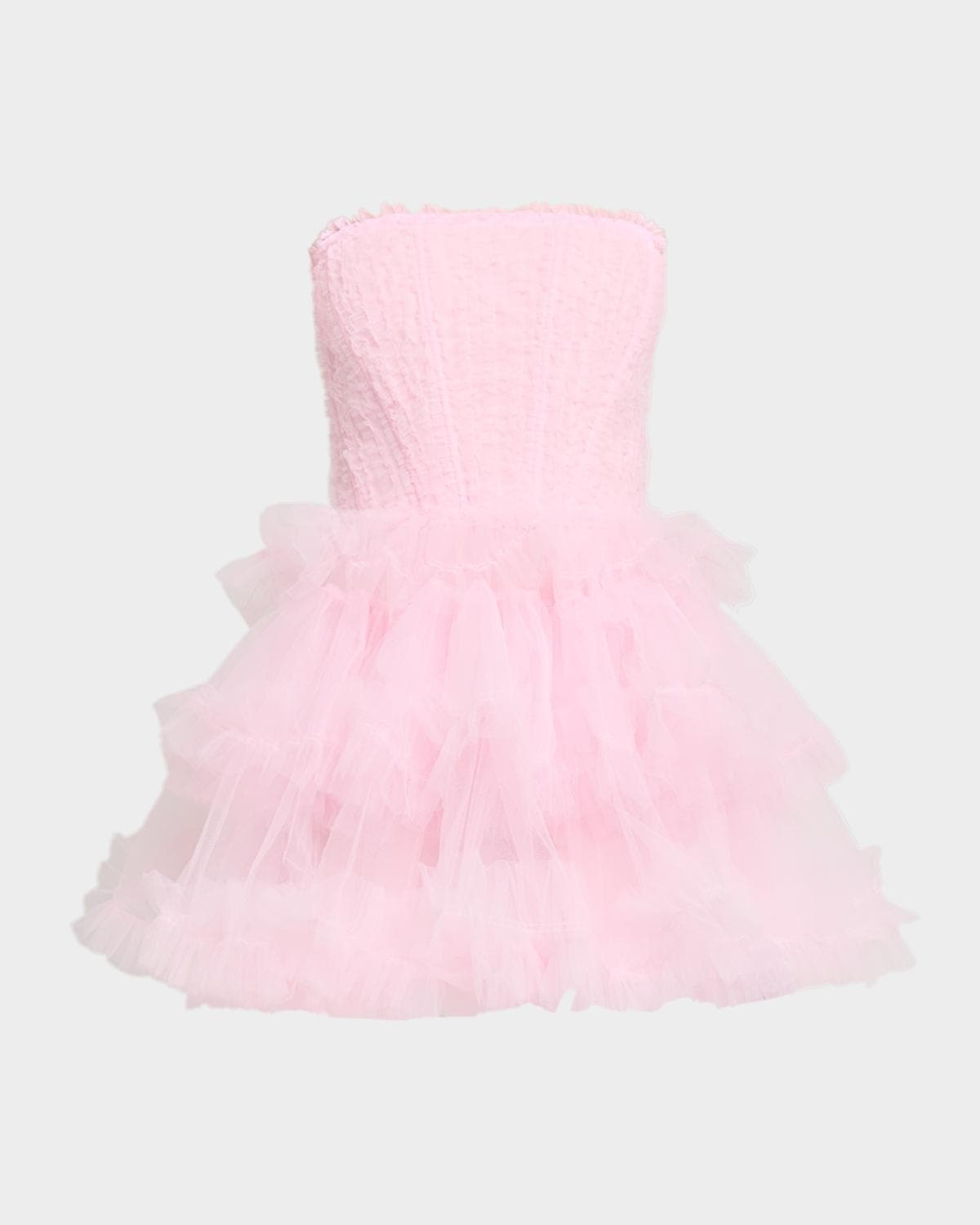 AKNVAS Edel Strapless Cocktail Dress