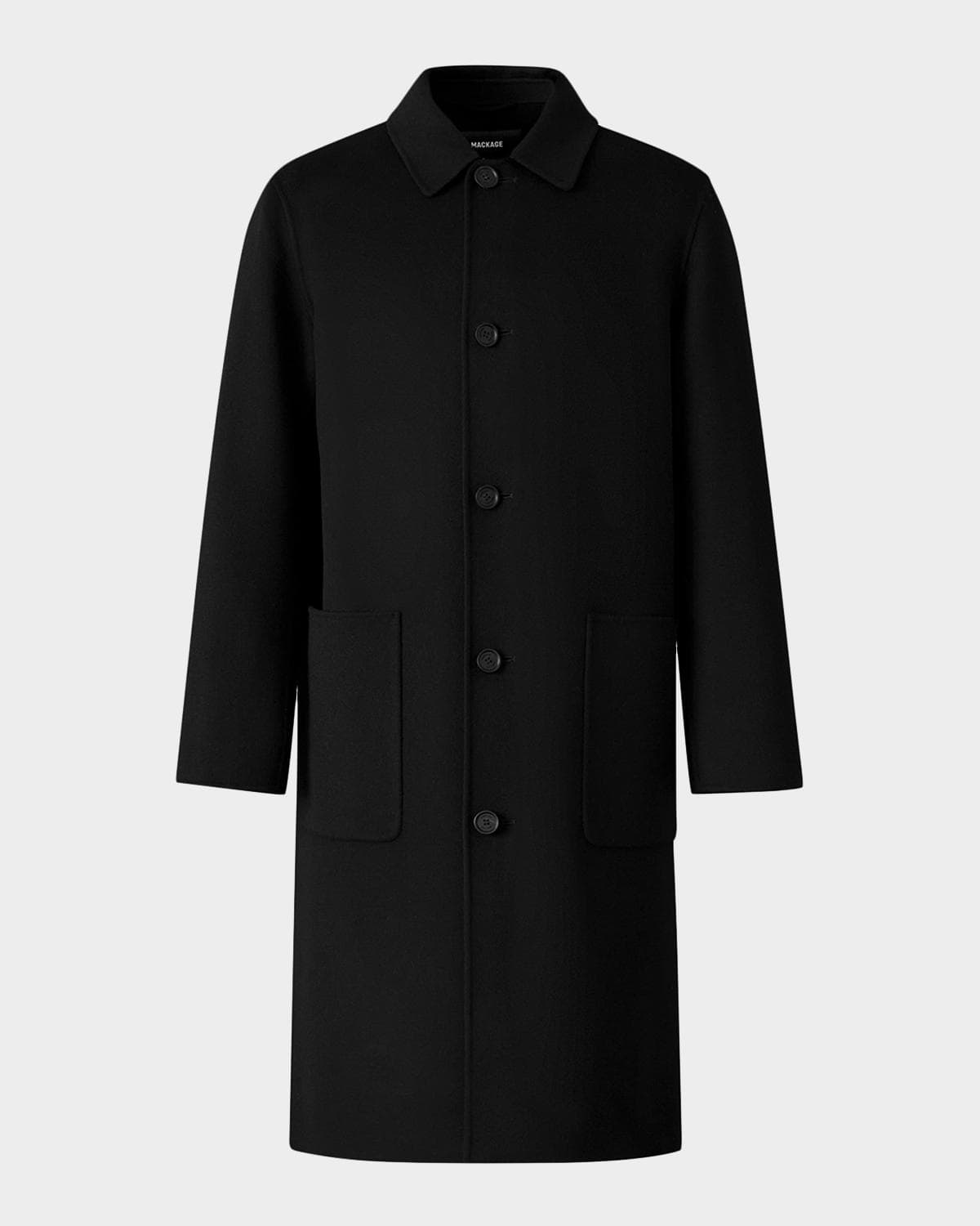 Mackage Men's Beckett Handmade Wool Overcoat