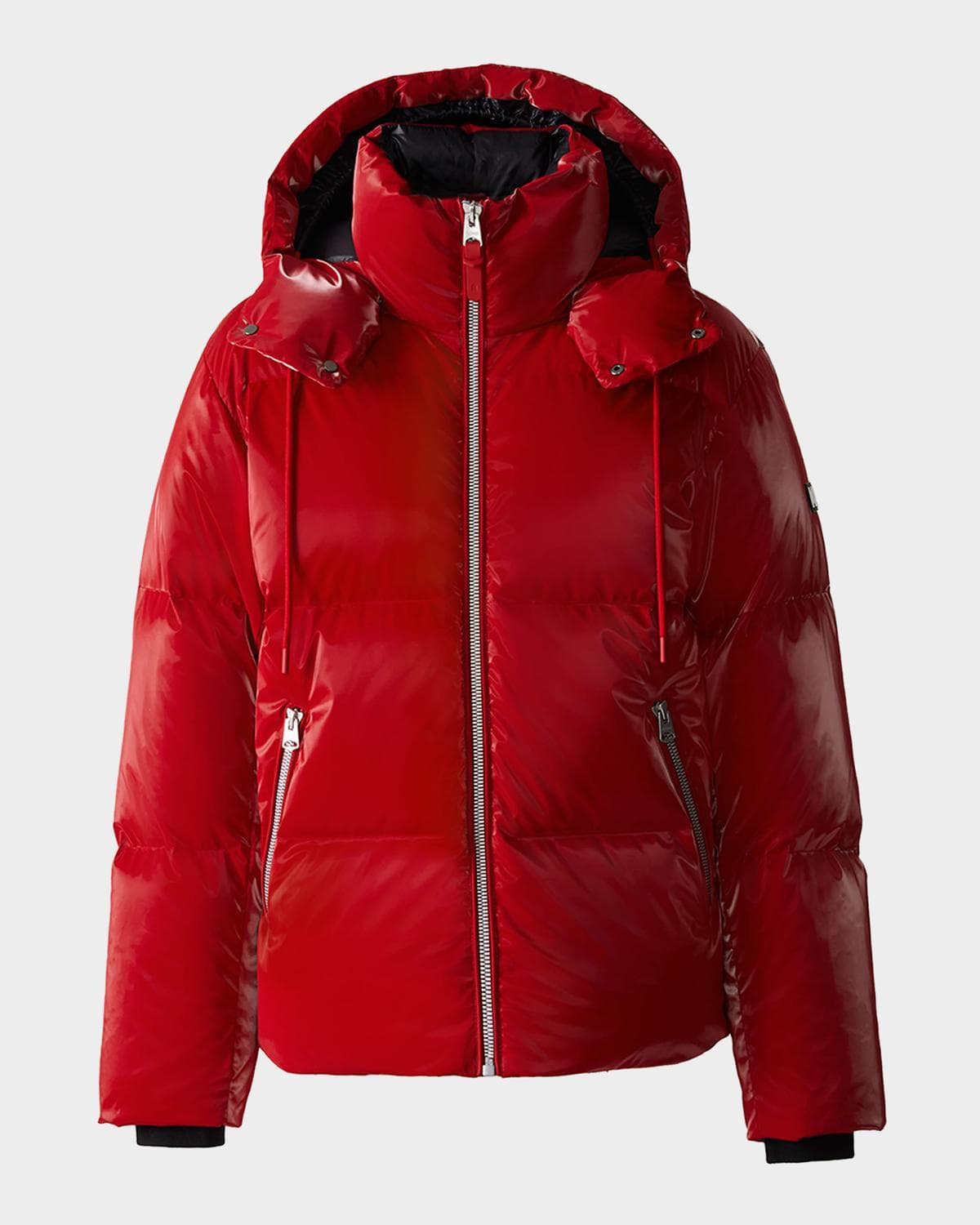 Mackage Men's Kent-Glo High-Gloss Hooded Down Jacket