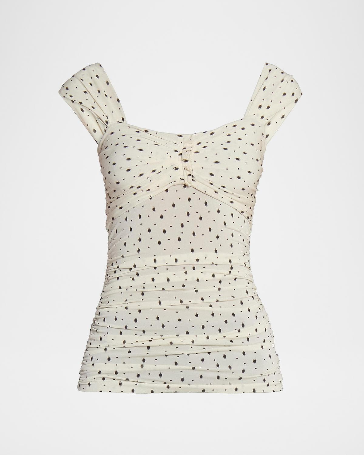 Isabel Marant Gemina Ruched Sleeveless Top
