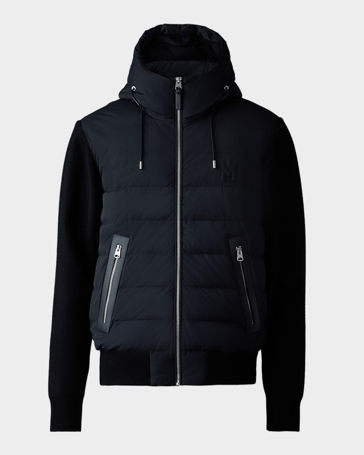 Mackage Men's Andrew-Z Mixed Media Light Down Jacket