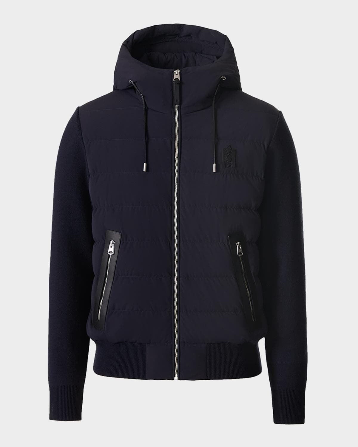 Mackage Men's Andrew-Z Mixed Media Light Down Jacket